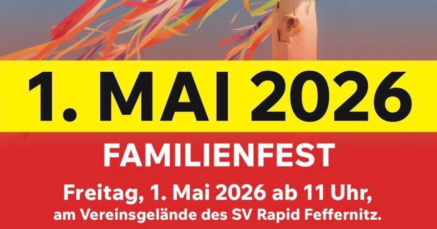 Herzliche Einladung zum Familienfest am 01. Mai 2026!