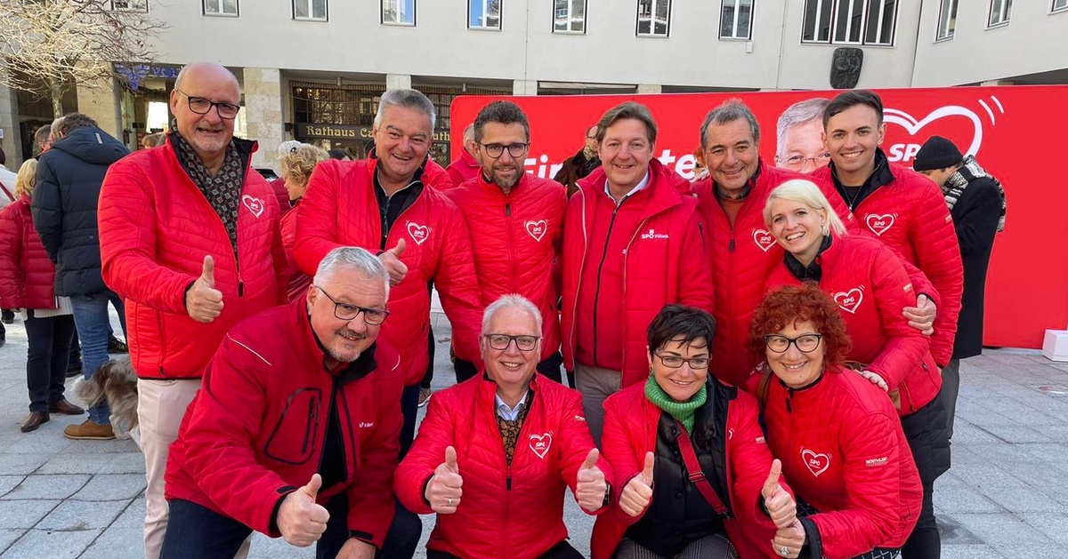 Wahlfinale am Villacher Rathausplatz