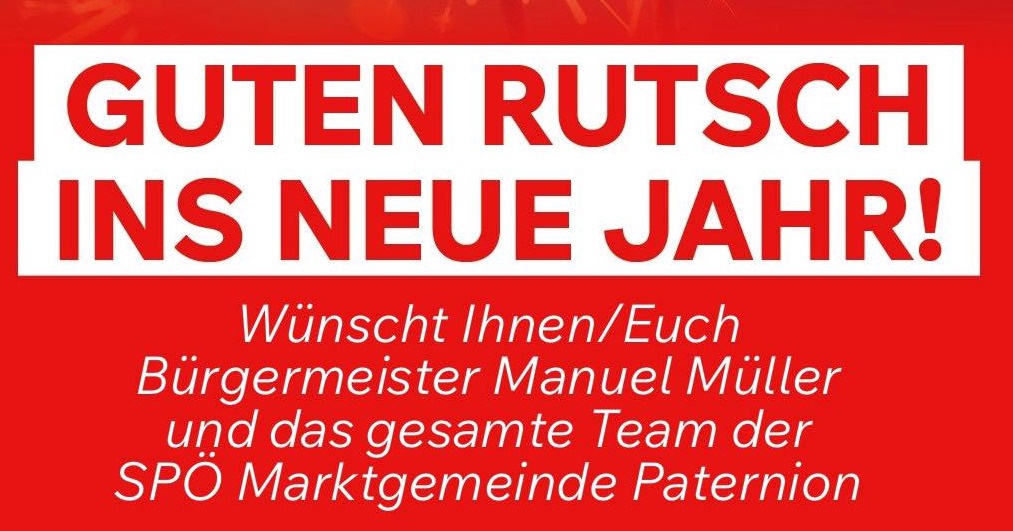 Guten Rutsch ins neue Jahr 2025!