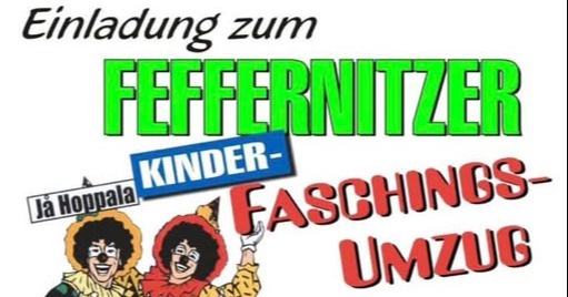 Feffernitzer Kinderfaschingsumzug am 18.02.2023