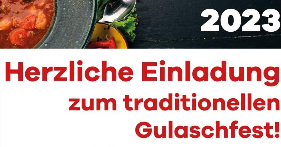 Herzliche Einladung zum Gulaschfest am 22.09.2023